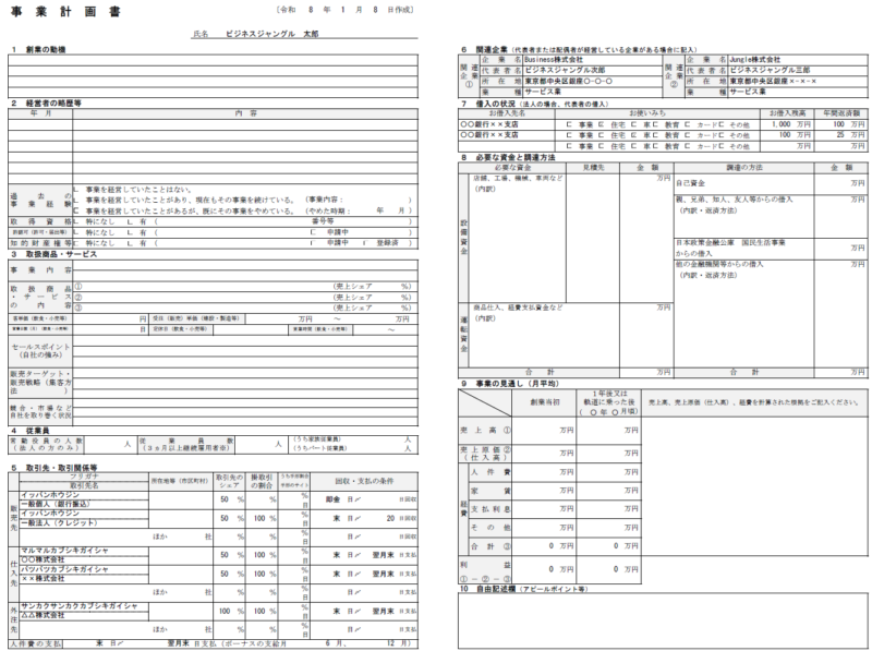 【記入例・テンプレート55選】業種別の事業計画書をまとめて紹介！