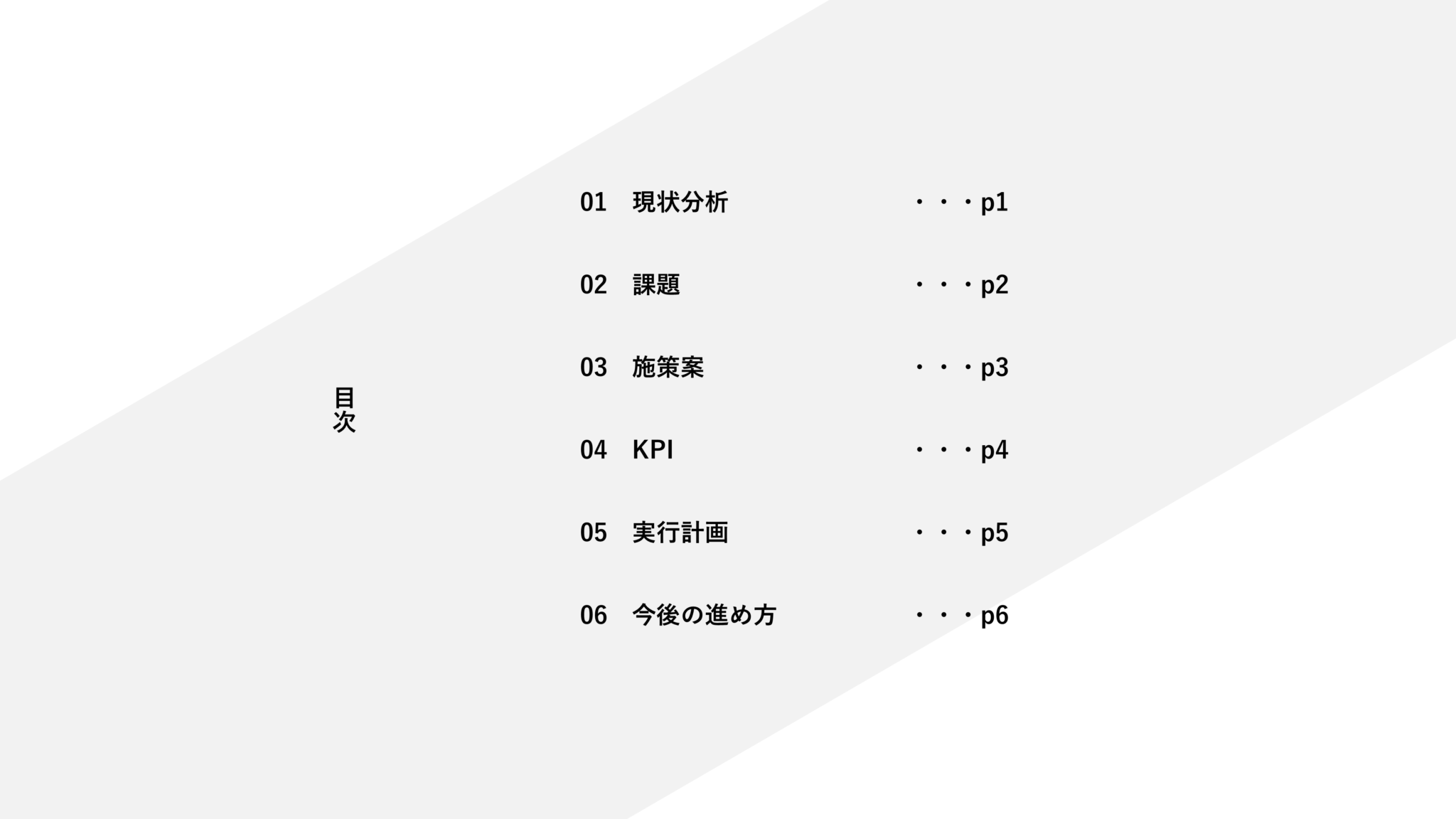 【パワーポイント60選】「目次」の無料テンプレート|登録不要のデザイン集