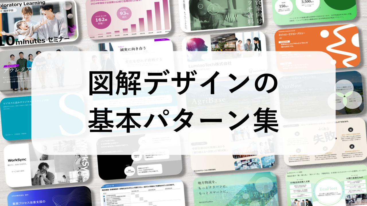 図解デザインとは？基本パターン19種を徹底解説【テンプレート付き】